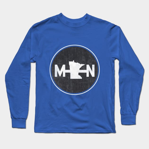 Minnesota Logo Design Long Sleeve T-Shirt by tonylonder